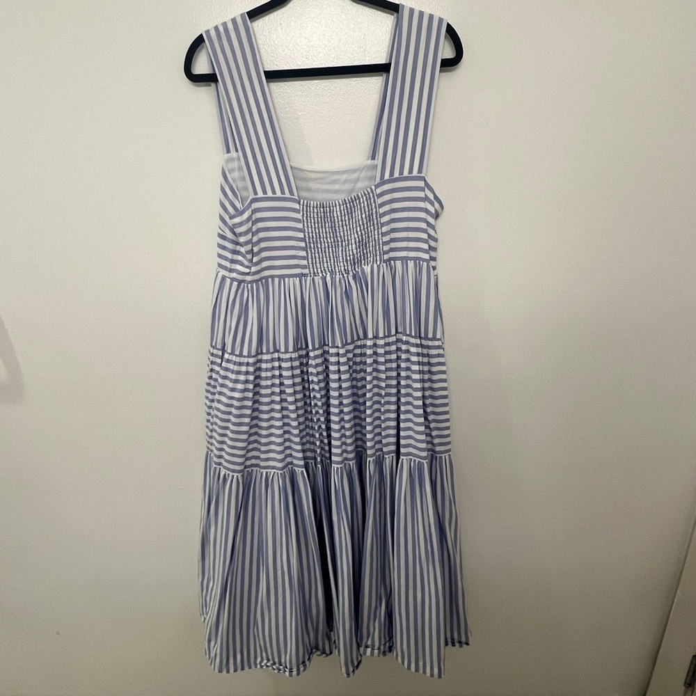Anthropologie Striped Dress in Blue and White - Picture 5 of 6